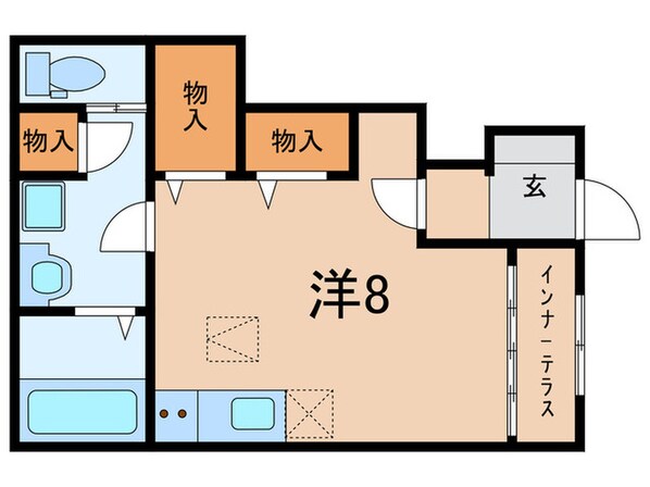 ウエストウイングⅣの物件間取画像